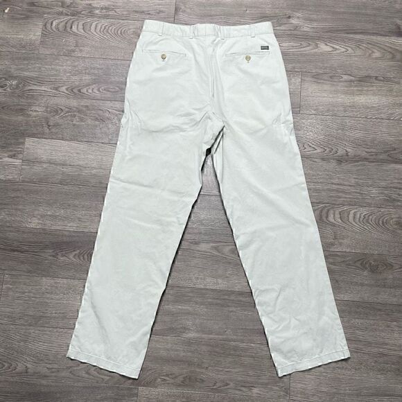 Brax Feel Good Mens Size 33x32 Chino Khakis Beige Dress Pants 31" Inseam - Picture 4 of 8